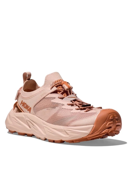 Hoka Shoes - HOKA Hopara 2 Cream / Cedar CORDURA Neutral Adjustable Back 7B